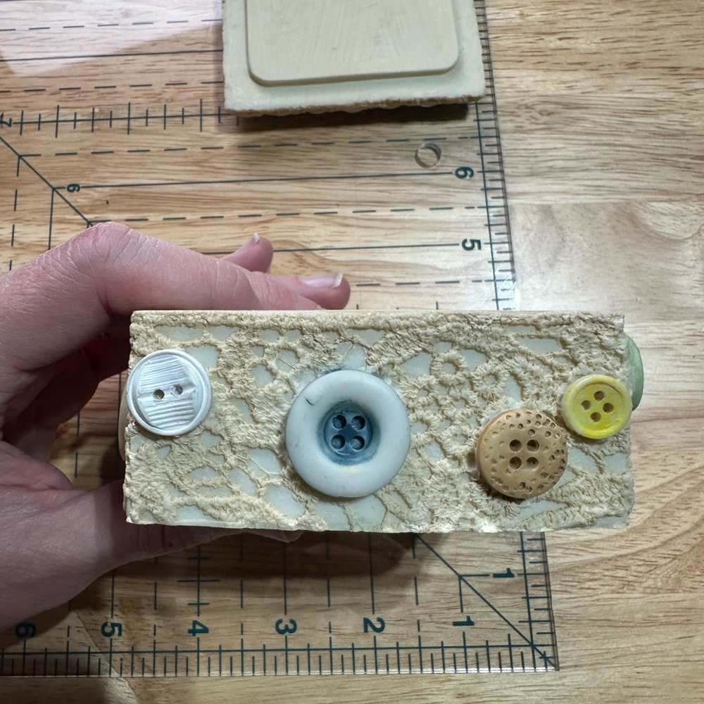 Colorful Button Ceramic Decor Box - Picture 8 of 10